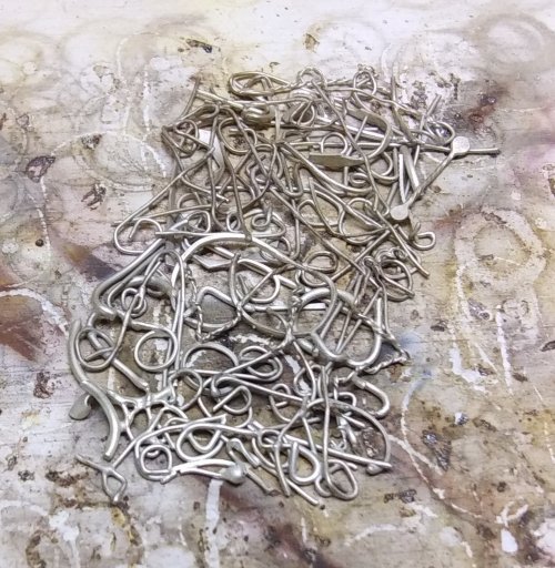 Judy Larson's Make a Lacy Argentium Scrap Metal Sheet - , General Education, Butane Torch, Soldering, Solder, Let the assembly cool 